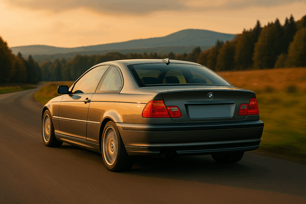 BMW Série 3 coupé - vue arrière