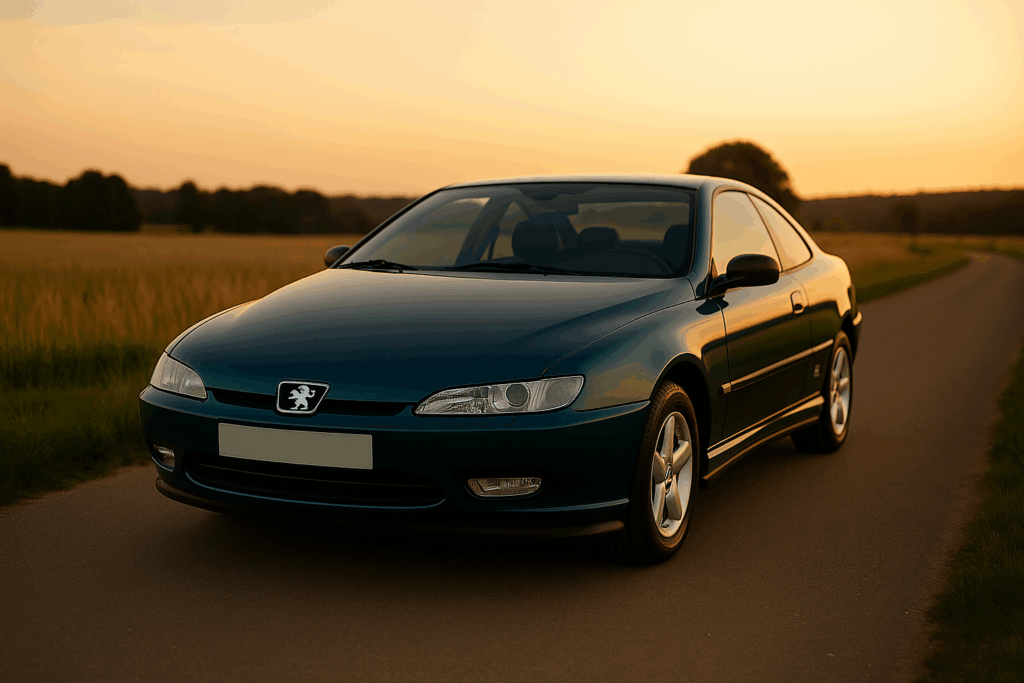 Peugeot 406 coupé vue avant